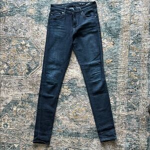 Ag Adriano Goldschmied Blue Skinny Jeans